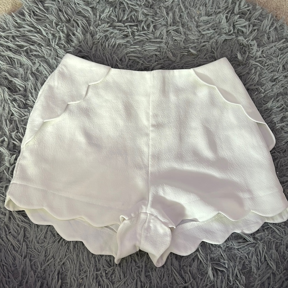 White cute shorts
